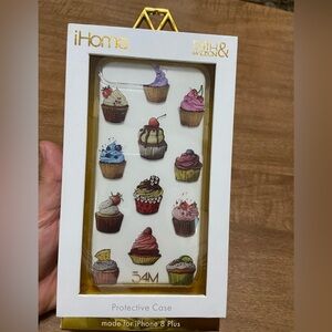 iHome Cupcake Pattern iPhone 8 Plus Case
